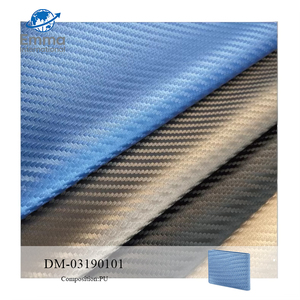 Cuero Sintético de Fibra de Carbono de 0.5mm con Sarga de PU y Elasticidad <span class=keywords><strong>para</strong></span> Muebles, Cuero Sintético <span class=keywords><strong>para</strong></span> Volantes 03190101 - Product Image 1