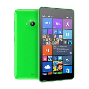 Lumia 535 çift SIM kart için 5MP kamera 8GB 1GB 5.0 "Unlocked mikro-yumuşak 3G cep telefonları