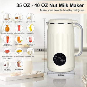 Otomatik soya süt makinesi makinesi çok fonksiyonlu 1.2L isıtma ve karıştırma somun süt makinesi meyve karıştırıcılar elektrikli blender - Product Image 2