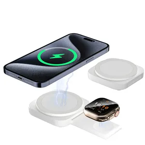 2in 1New Fold Design Desktop Charging Station Wireless Charger