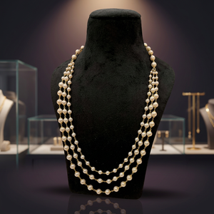 Twilight Freshwater <b>Pearl</b> Wedding Necklace Elegant Type with Main Stone - Product Image 2