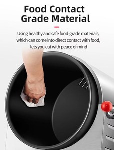 Machine de cuisson automatique électrique au gaz pour riz frit Wok avec évier <span class=keywords><strong>Cuisine</strong></span> Restaurant Pot rotatif <span class=keywords><strong>Robot</strong></span> <span class=keywords><strong>cuiseur</strong></span> - Product Image 4