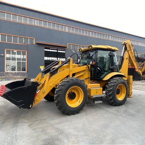 Tractopelle 4x4 diesel neuve à vendre – Chargeuse sur pneus et <span class=keywords><strong>pelle</strong></span> rétrocaveuse pour travaux de construction - Product Image 1