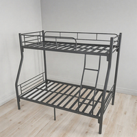 Lit superposé en fer à deux étages en métal robuste au prix d'usine pour enfants pour adulte cadre de lit Queen Twin Loft