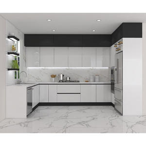 Décoration de maison <span class=keywords><strong>Cuisine</strong></span> de luxe meubles modernes <span class=keywords><strong>Cuisine</strong></span> armoire de <span class=keywords><strong>Cuisine</strong></span> complète <span class=keywords><strong>Cuisine</strong></span> d'île centrale - Product Image 5