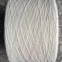 Fil teint en polyester-coton blanc brut OE 0,5s-32s, T/C 70/30, recyclé, ignifuge, fourni par l'usine chinoise