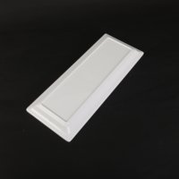 Assiettes rectangulaires en mélamine OEM ODM, vaisselle de qualité alimentaire, plat de service pour sushis, apéritifs, desserts, fromages, collations, pour mariage, hôtel