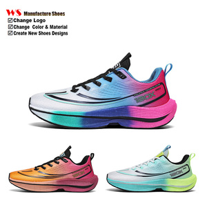 Chaussures de course en tricot dégradé, légères et amorties, fournisseur en gros - Product Image 1