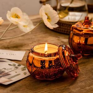 Juego <span class=keywords><strong>de</strong></span> 2 Velas Aromáticas <span class=keywords><strong>de</strong></span> Cera <span class=keywords><strong>de</strong></span> Soja con Aroma a Calabaza y Cielo Estrellado, <span class=keywords><strong>de</strong></span> Larga Duración, para Decoración del Hogar en Halloween y <span class=keywords><strong>Acción</strong></span> <span class=keywords><strong>de</strong></span> <span class=keywords><strong>Gracias</strong></span> - Product Image 2