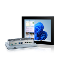 PC industriel étanche 12,1 pouces avec processeur Intel Core Ultra5, écran tactile sans ventilateur, ordinateur IA pour l'automatisation des usines