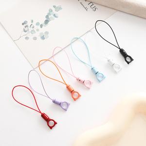 Correa de poliéster de 7.5cm para teléfono, cuerda corta y colorida, para llevar cruzada al cuello o en la muñeca, con conector antipérdida para llavero, bolso o tarjeta de identificación DIY - Product Image 2