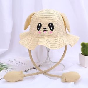Cappello di paglia estivo alla moda per bambini con protezione solare - nuovo modello in stile cartone animato per protezione solare all'aperto - produttore di cappelli - Product Image 2