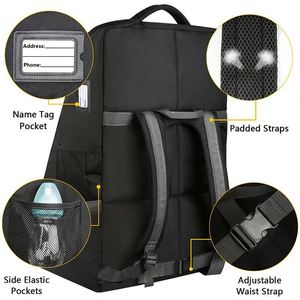Funda de Asiento de Coche para Bebé Acolchada y Duradera con Logotipo Personalizado, Mochila de Viaje con Correa para el Hombro, Bolsa de Viaje para Avión - Product Image 5
