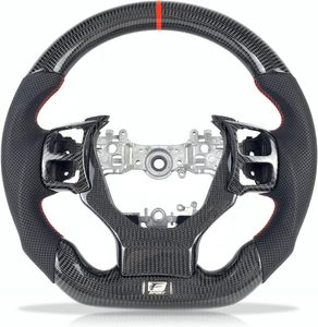 Volante de cuero de fibra de carbono personalizado de alta calidad para <span class=keywords><strong>Lexus</strong></span> IS350 GS350 GS300 IS250 IS ES <span class=keywords><strong>RX</strong></span> NX LS UX LC GS GX LX LC - Product Image 3