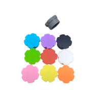 Capuchons de flacons en silicone réutilisables de qualité alimentaire sans BPA, couleurs assorties, 3 ml, 5 ml, pour peptides, vente en gros