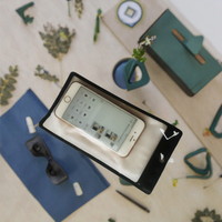 Sac de pochette à cornue jetable en PE imprimé de logo personnalisé Anti-caméra sans photo pour téléphones mobiles et accessoires