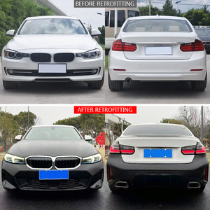 Nuevo Kit de Carrocería para BMW Serie 3 F30 2013-2019, Modificación y Actualización 2023, Parachoques Delantero/Trasero MT, Guardabarros, Instalación con Pernos, Ajuste Universal - Product Image 2