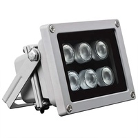 Iluminador IR de Ángulo Amplio con Láser de 850nm, IP65 Impermeable, Luz Infrarroja LED para Cámaras de Seguridad CCTV, Visión Nocturna Moderna para Exteriores de 150M
