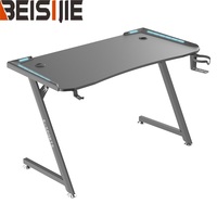 Escritorio para Juegos Beisijie, Nuevo Precio de Mayoreo, Mesa de Juego en Forma de Z, Escritorio para Computadora con Portavasos