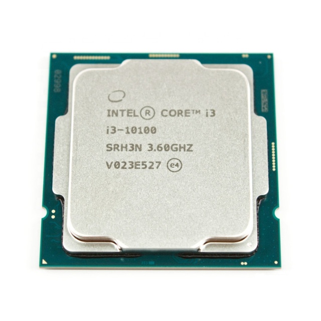 Used Pull Clean Intel CPU I3 10100 SRH3N LGA1200 10gen Processor for Desktop