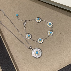 Collier vintage en argent pur S925, style tissu, motif étoile dorée sculptée, luxe, tissage de soie Gula, perles, accessoire de mode - Product Image 1