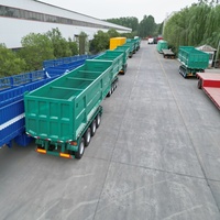 40 tonnes 60 tonnes 70 tonnes équipement de transport de pierre utilitaire inclinable camion semi-remorque à benne basculante 40ft 60ft 3/4/5 remorques de camion