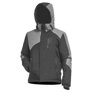 Veste de ski de montagne unisexe personnalisée, résistante à l'eau, respirante, doublée de polaire, avec capuche, pour softshell - Product Image 1