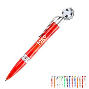 Rotating Football and Basketball Design Trendy Decompression Earth Ballpoint Pen Plastic Business Advertising Stationery Gift - Product Image 1