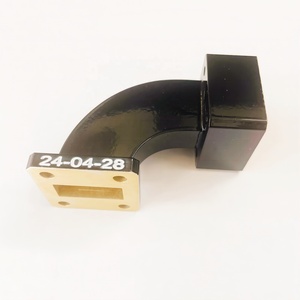 Nhà máy bán wr90/bj100 Thông tư uốn cong đôi Mặt bích ống dẫn sóng chuyển đổi đồng trục Adapter - Product Image 2