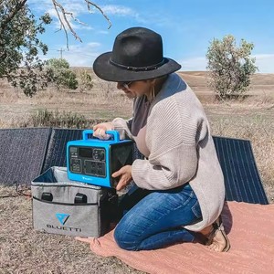 Para <span class=keywords><strong>Bluetti</strong></span> 500W estación de energía portátil 500Wh <span class=keywords><strong>700W</strong></span> generador Solar de iones de litio MPPT linterna carga inalámbrica encendedor de cigarros - Product Image 4