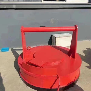 Portabrocas electromagnético Circular Industrial, removedor de hierro electromagnético, elevación de alta frecuencia, Portabrocas potente, <span class=keywords><strong>5</strong></span> toneladas - Product Image 5