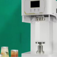 Machine de scellage automatique électrique Greenston pour canettes et bouteilles de boissons et d'aliments, scellage haute fréquence 180W 110V/220V