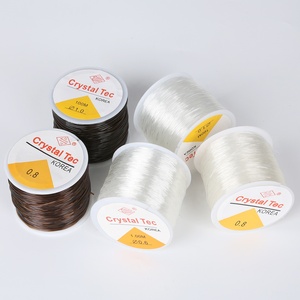 0.5/0.6/0.7/0.8/1.0mm 100 mètres de <span class=keywords><strong>fil</strong></span> élastique transparent en cristal de polyuréthane <span class=keywords><strong>pour</strong></span> bracelets - Product Image 5