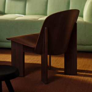 Hiện đại Câu lạc bộ Retro đồ nội thất phòng khách <span class=keywords><strong>recliners</strong></span> cà phê cửa hàng giải trí ghế Walnut gỗ giải trí ghế khách sạn Bistro giọng ghế - Product Image 4