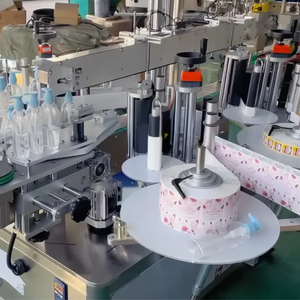 Tự động hai mặt phía trước trở lại dính Nhãn dán nhãn Applicator cho chai lon ống cho lá gỗ carton PLC bơm - Product Image 6