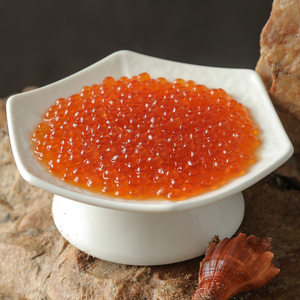 Shoyu Ikura, sauce soja marinée aux œufs de <span class=keywords><strong>saumon</strong></span>, ingrédient pour sushis, certifié BRC, vente en gros, en vrac, sac de 1 kg - Product Image 5