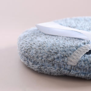 2 en 1 Personnalisez Velvet Fluffy Compact A Custom Blender Puff Remove Eco Pressed White Mini Makeup Soft Powder Puff Girls Big - Product Image 4