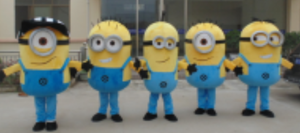 Costume de Mascotte <span class=keywords><strong>Minion</strong></span> en Une Seule Pièce Intégrée, Reproduction Fidèle du Personnage Classique - Product Image 4