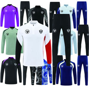 Nuove Tute <span class=keywords><strong>da</strong></span> Allenamento <span class=keywords><strong>Calcio</strong></span> Personalizzate 2526 <span class=keywords><strong>da</strong></span> <span class=keywords><strong>Uomo</strong></span>, Uniformi con Mezza Zip, Tute Sportive a Maniche Lunghe, Kit Sportivi - Product Image 5