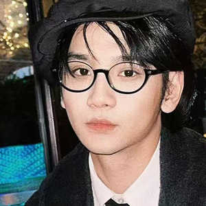 Y2K レトロオーバルハーフフレームメガネ女性用レター M <span class=keywords><strong>2026</strong></span> 新スタイルブルーライトブロック眼鏡黒ヒョウ柄眼鏡 - Product Image 4