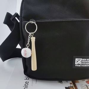 Mini Baseball Wooden Bat Keychain for Sports Theme Party Team Souvenir Sports <b>Key</b> <b>Chain</b> <b>Key</b> Ring Gift - Product Image 4
