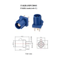 Adaptateur de borne de fil à souder pour montage sur panneau BNC FAKRA MMCX TNC prise mâle prise Jack femelle connecteur de montage à souder PCB