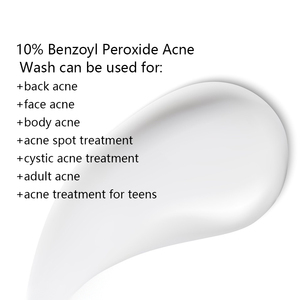 Nettoyant Visage Personnalisé au <span class=keywords><strong>Peroxyde</strong></span> <span class=keywords><strong>de</strong></span> <span class=keywords><strong>Benzoyle</strong></span> 10% pour Traitement <span class=keywords><strong>de</strong></span> l'Acné, Soin Réparateur Bio aux Herbes pour Peaux Sensibles <span class=keywords><strong>et</strong></span> Sèches, Réduit les Imperfections pour une Peau Saine <span class=keywords><strong>et</strong></span> Belle - Product Image 5