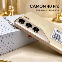 Smartphone Android débloqué Camon 40 Pro 5G à succès, 16 Go + 1 To de stockage, double carte SIM, version globale 2K
