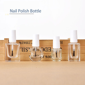 Vuoto chiaro 3ml 4ml 5ml 7ml 8ml 10ml 15ml bottiglia di olio di smalto trasparente piccolo con tappi a spazzola tappo <span class=keywords><strong>rosa</strong></span> - Product Image 1