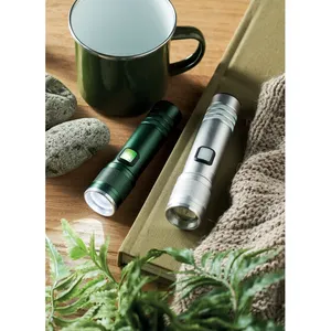 Lampe de poche FLASHRA en aluminium recyclé, gadgets écologiques - Product Image 5