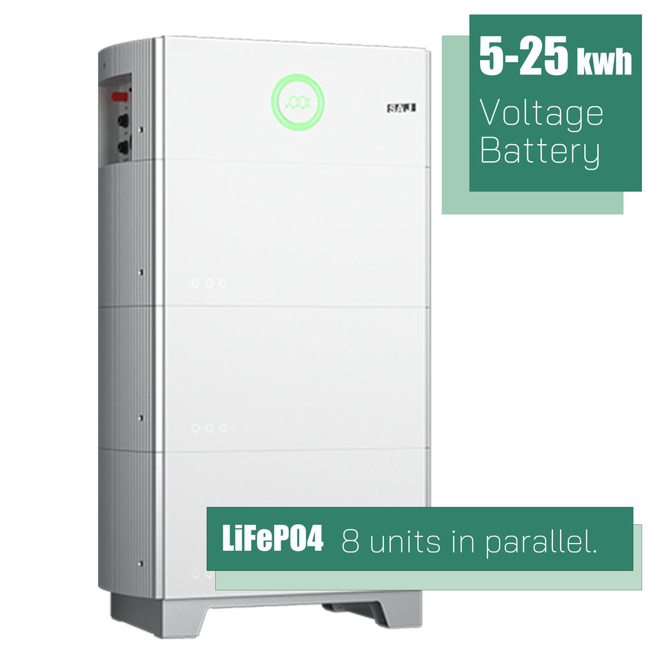 SAJ B2 Solar Speicher 5kWh – LiFePO4 Akku, 102V 50Ah, Erweiterbar Bis 100kWh, Für HS2 Wechselrichter