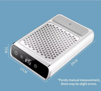 Yaqin Extracteur de poussière professionnel pour salon et maison, puissant, pour manucure, batterie intégrée, collecteur de poussière pour ongles, 80W