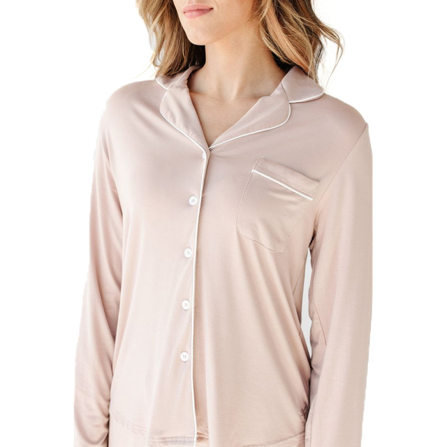 Eco-friendly Bamboo Pajamas Manufacturer 100% Bamboo Set Classic Pajamas PJS Pyjamas