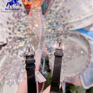 Reloj de Pulsera Mecánico Automático con Bisel de Diamantes, Correa de Cuero, Cristal de Zafiro y Caja con Forma de Cojín, TISSOTs - Product Image 4